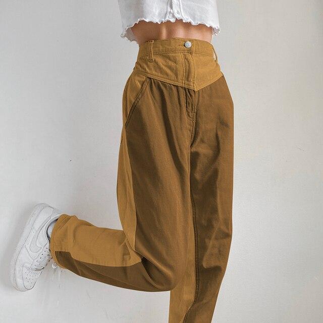 High Waist Pants Baggy Women 