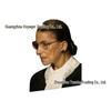 3D Funny Celebrity Rear Window Car Sticker: Queen Elizabeth & Pope Francis Illusion