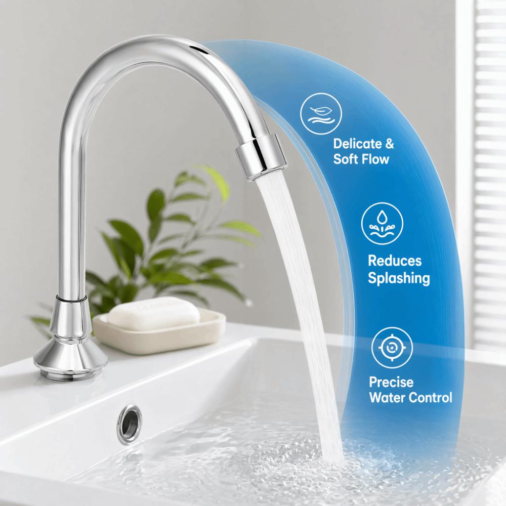 Copper Foot Operated Faucet Single Cold Water Faucet Set Durable Foot Pedal Faucet  Commercial