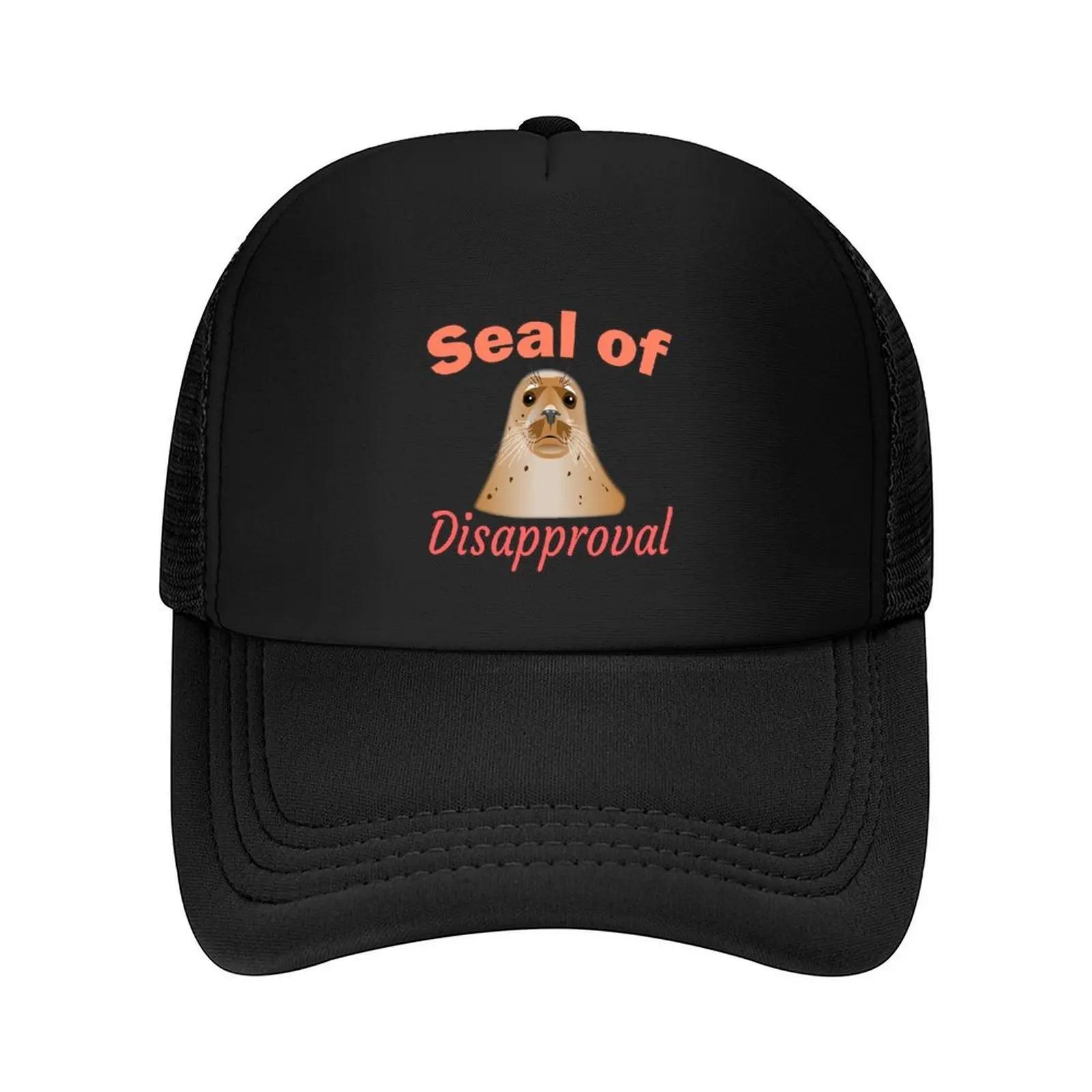 Cute Disapproving Seal Design Baseball Cap Snapback Cap Winter hat Sun Hat For Children custom caps Women s 2025 Men s