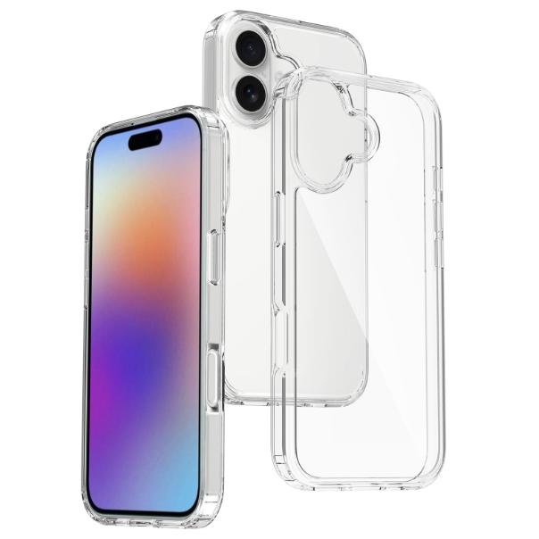 For iPhone 17 Air Pro Max Shockproof Magnet Clear Tpu Pc Mobile Phone Case for iPhone 17 Pro Max New Anti-drop Phone Cover Opp Bag&case for iphone 17 pro max