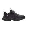 Anta Kids Synthetic Leather Comfortable Trendy Non-Slip Wear-Resistant Low-Top Casual Shoes Kids Casual Shoes Black Silver 312448816-4