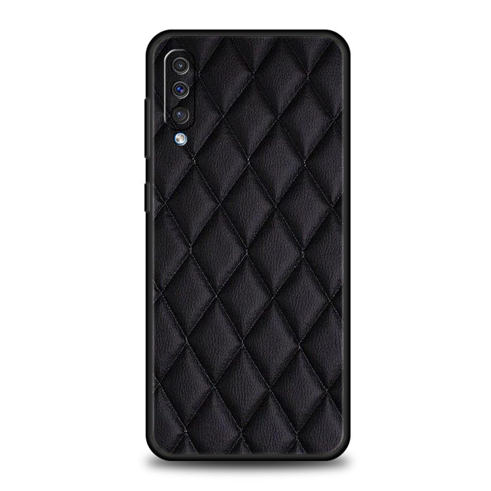 Quilted Texture Sofa Pattern Crown Phone Case For Samsung A56 A36 A26 A34 A17 A16 A06 A14 A12 A54 A72 A22 A52 A50 A40 A32 Cover