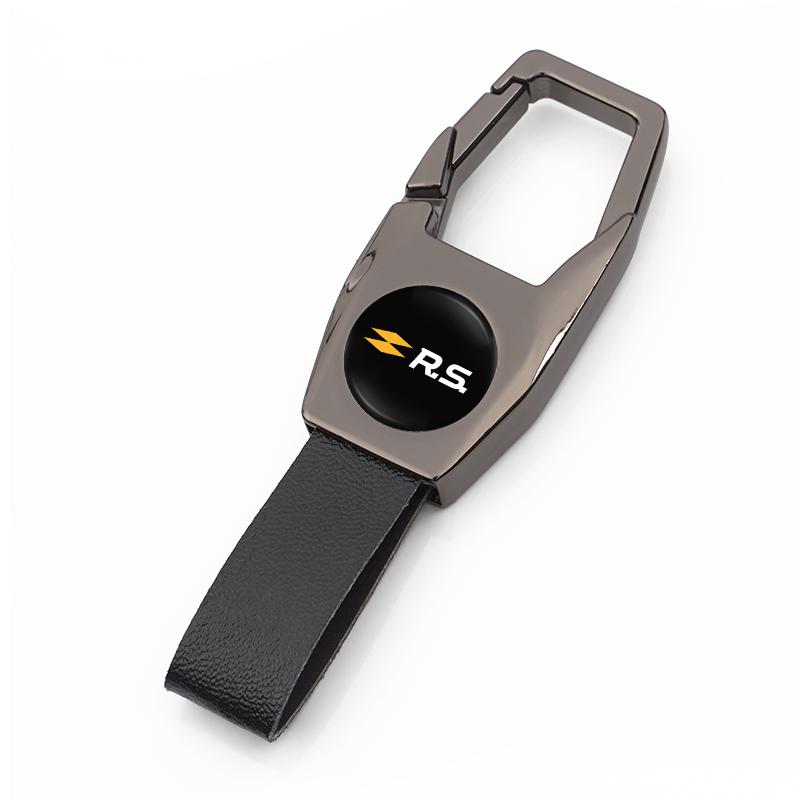 Interieurstickers Zinklegering Auto Sleutelgesp Auto Sleutelhanger Sleutelhanger Voor Renault Clio Koleos Megane Espace QM6 Kadjar Captur Sceni