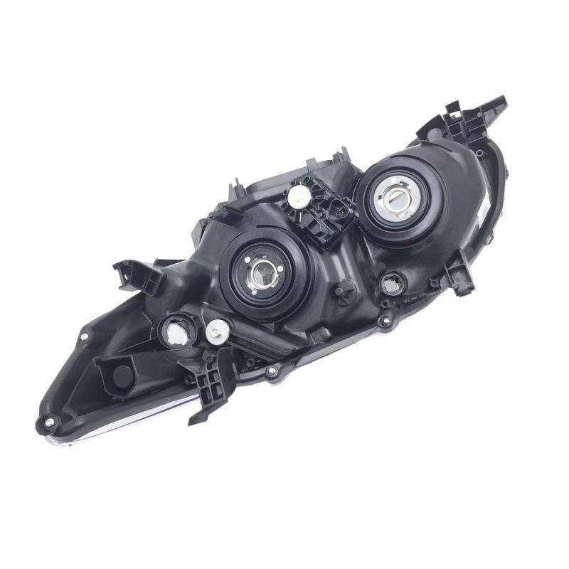 Compatible Front Headlight Assembly for 2010-2013 Toyota Corolla, Black and White Base