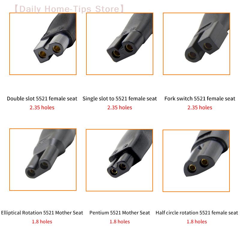 8 Stück 5V Stromkabel, Universelles USB-Adapterkabel für Elektrorasierer & Haarschneider, Ersatzladegerät