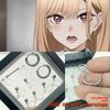 Dress Up My Darling Kitagawa Marin Cosplay Earring Clip Set Jewelry Gift Women