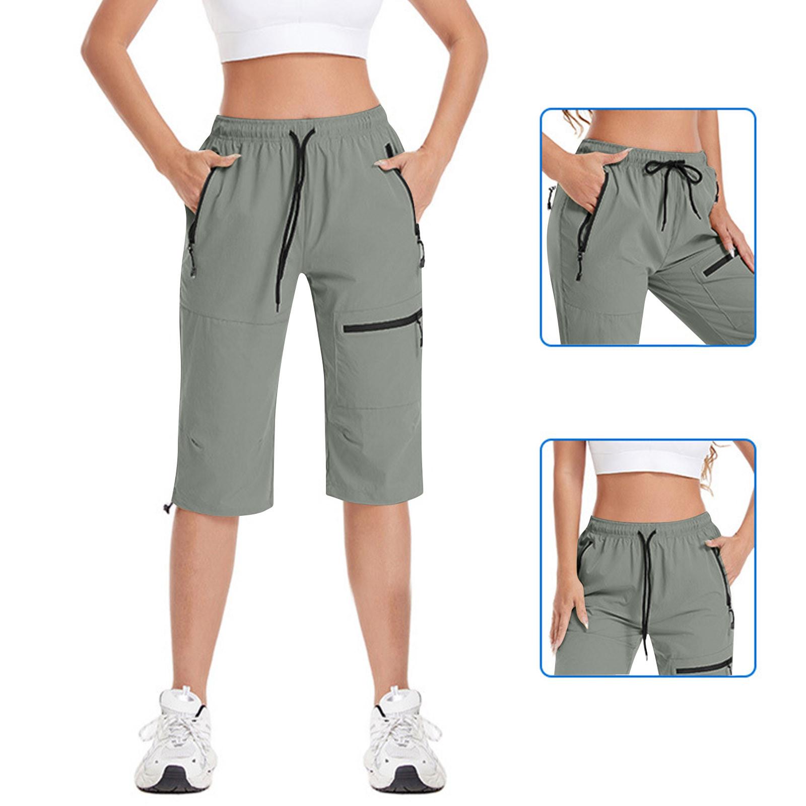 

Женские плиссированные брюки-карго для походов с карманами XL