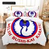 3D-trykt Kyokushin Karate Sengetøyssett Gutter Jenter Twin Queen Size Dynetrekk Putetrekk Seng Barn Voksen Hjemmetekstil