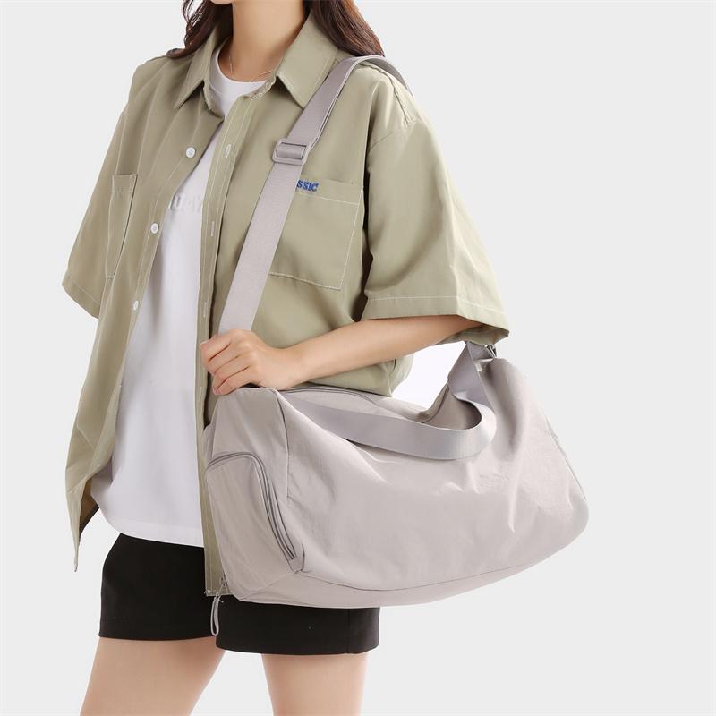 Sac de Sport Fitness Sac de Voyage Courte Distance Sac à Bandoulière Croisé Grande Capacité pour Femmes