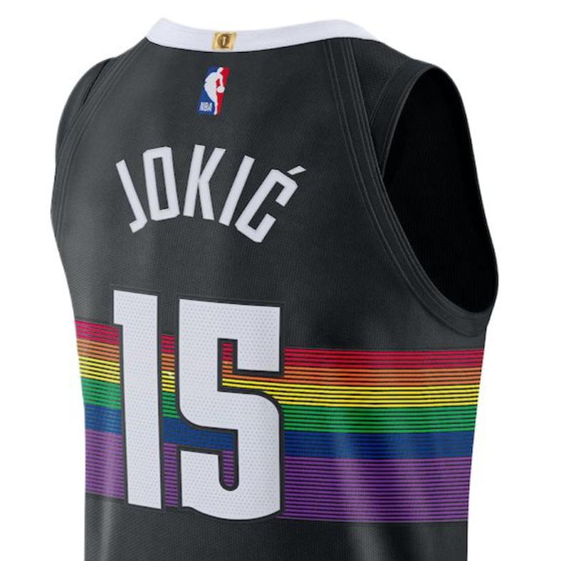 Nike NBA Dri-FIT Sleeveless Printed Pullover Player Edition 25-26 Season Denver Nuggets Nikola Jokic City Edition 15 Basketball Jersey HM6099-011