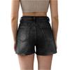 Women's Color Jeans Stretch Slim Fit Distressed Denim Shorts