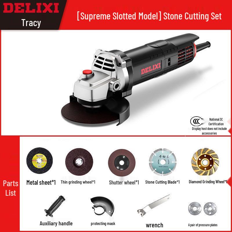 High-Power Multifunctional Angle Grinder and Polisher for Home Use