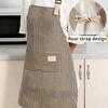 2 Pack Adjustable Bib Apron, Waterdrop Resistant with 2 Pockets for Men Women, Suit for Kitchen And Outdoor BBQ