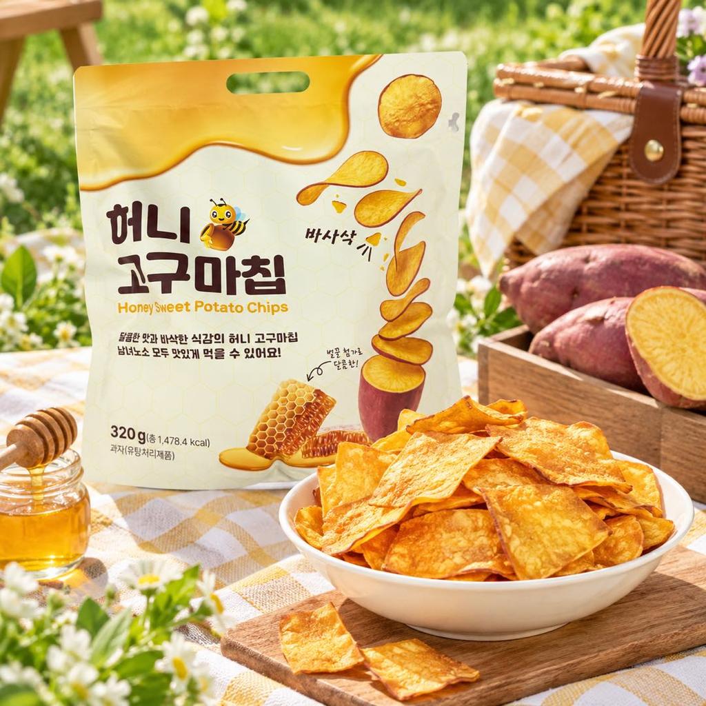 Juyouhan Honey Sweet Potato Chips 320g