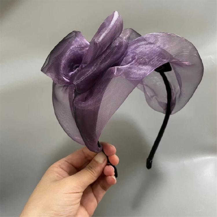 Elegant Mesh Hairband Formal Fascinator Hat Hair Styling Accessories for Women