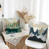 Mountain Series Printed Pattern Home Decor Pillowcase Bedroom Living Room Sofa Decoration Polyester Cushion Cover With Zipper