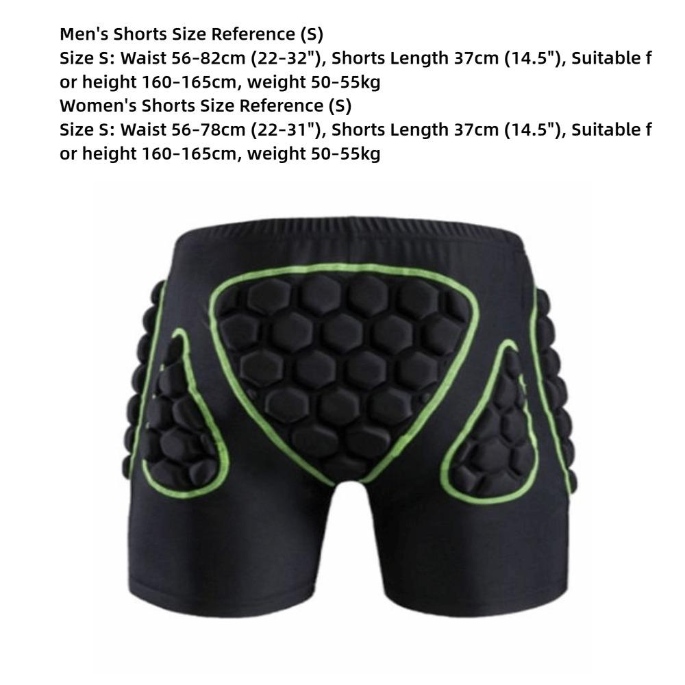 Honeycomb Padding Hip Protector Shorts Spandex Fabric Outdoor Padded Protective Shorts  Skiing