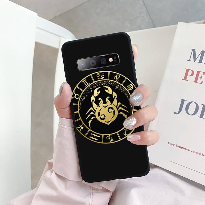 Zodiac Signs Art Design Phone Case For Samsung Galaxy A S Note 10 12 20 32 40 50 51 52 70 71 72 21 Fe S Ultra Plus