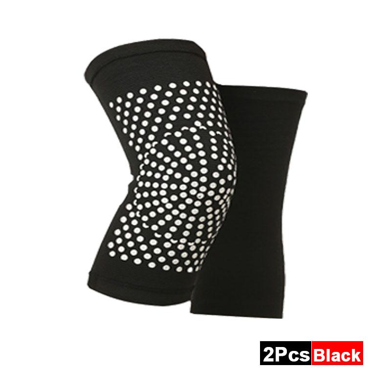 1 Pair Self Heating Support Knee Pad Knee Brace Warm for Joint Pain Relief Injury Recovery Belt Knee Massager Warmer