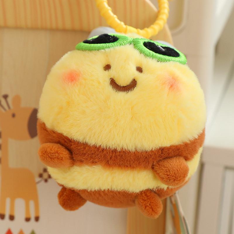 Snot Cartoon Cute Bear Bee Plush Toy Pendant Girl Bags Key Gifts Decoration