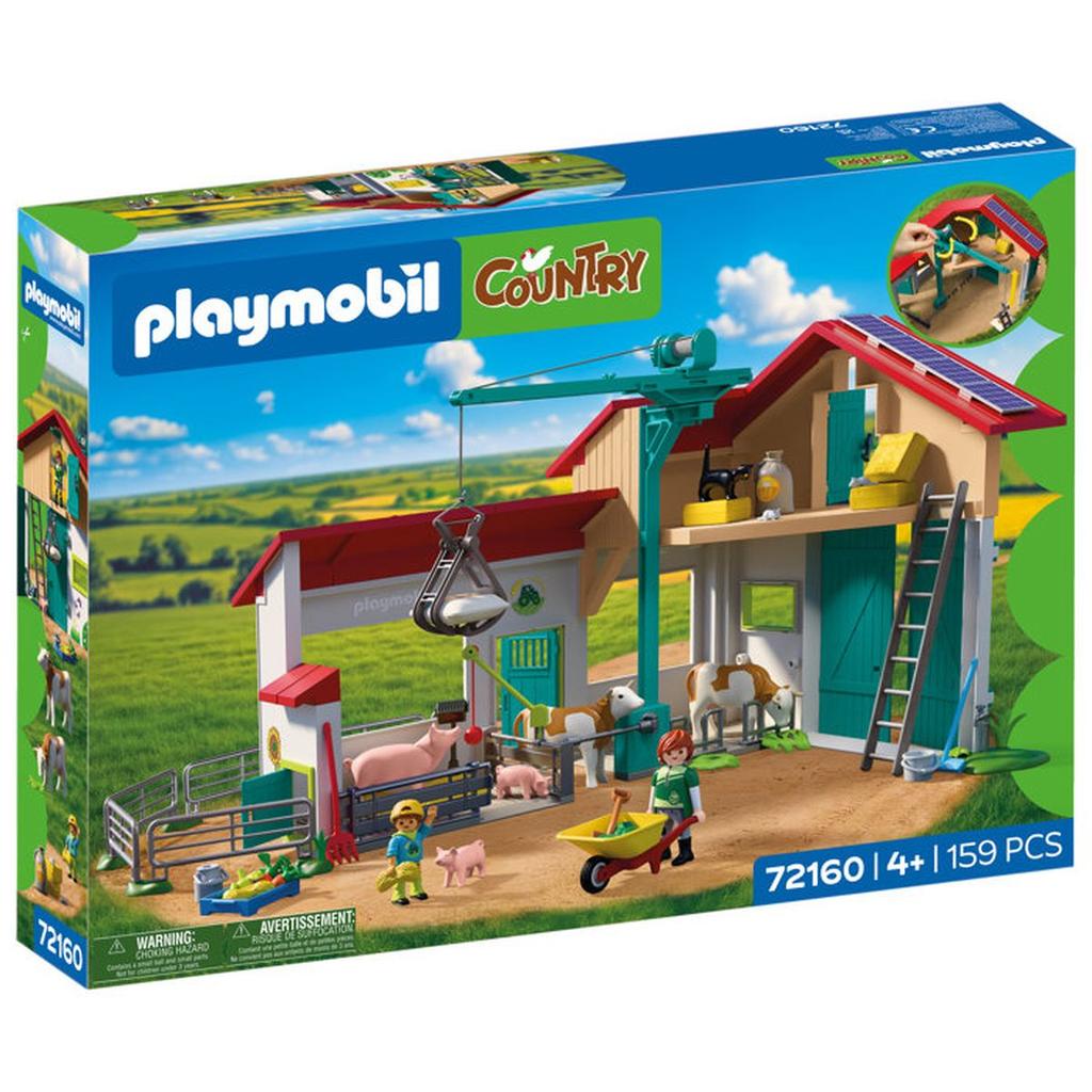 PLAYMOBIL Country 72160 Grande ferme et étable