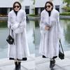 Imitation Mink Velvet Medium and Long Temperament Fur Integrated Fur Coat Thin High-end Coat Large Size