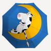 1PC cow moon Umbrella-8-Rib Reinforced, Automatic Open, Lightweight & Durable, Cute Fashion Accessory for Outdoor-P61