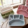 4-Compartment Bento Box, High-Quality Plastic with Transparent Lid, Dishwasher and Microwave Safe, Premium Four-Section Lunch Box