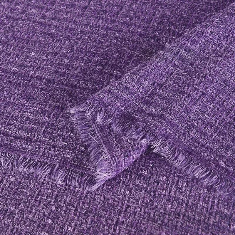 100x150cmLuxury Korean Style Tweed Fabric Dress for Coats Clothing Sewing Plain Soft Skin-friendly Cloth Needlework Drape