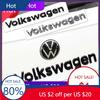 Nuovo Stemma Decorativo con Logo Volkswagen per Bagagliaio Auto in ABS per VW Golf Caddy Scirocco Passat Rline Emblema Stemma Stic per Styling Auto