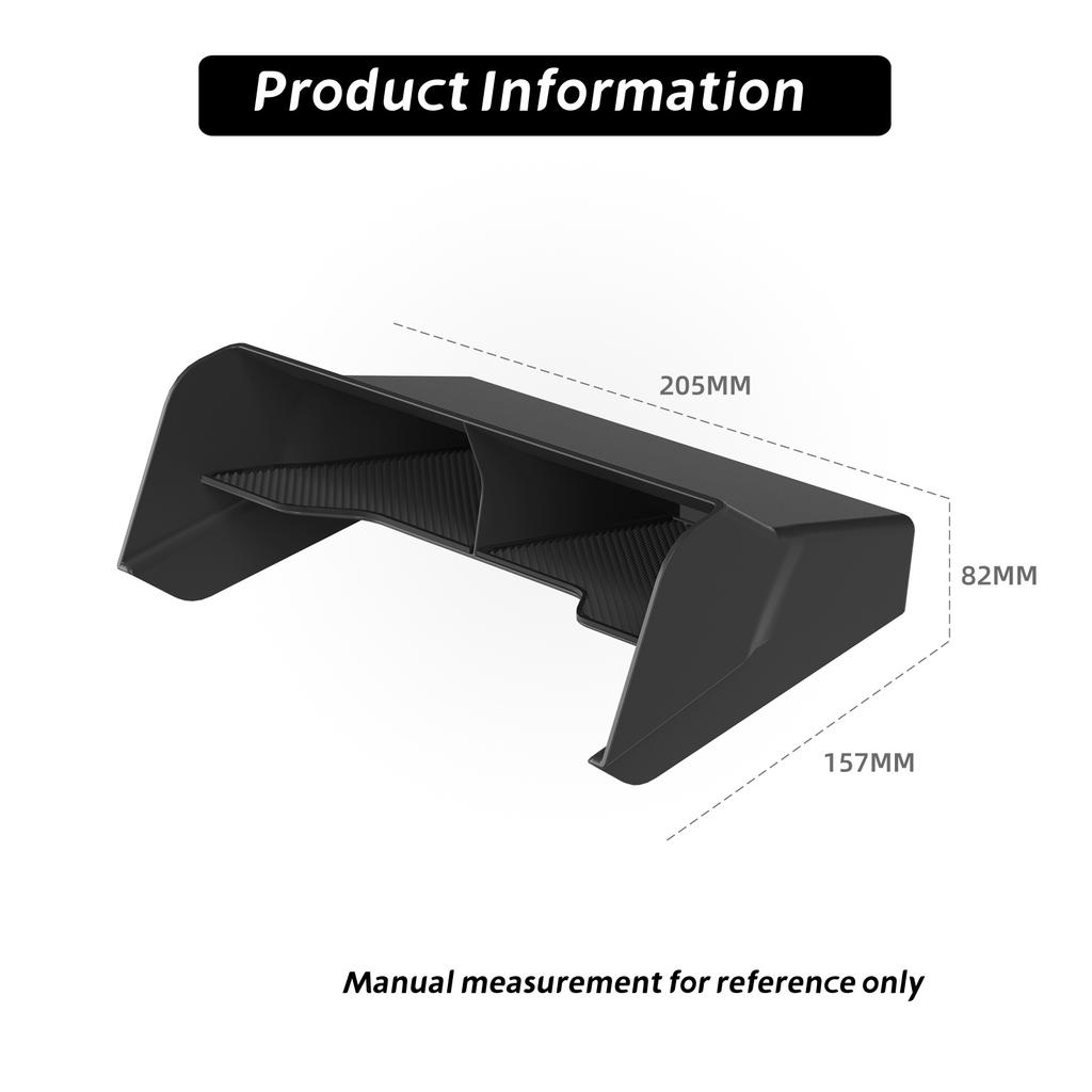 For Mitsubishi L200/Triton 2025 2025 Center Console Storage Tray Organizers Car Interior Accessories Tidying Black