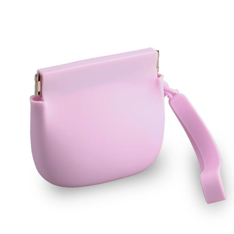 1pcs Silicone Waterproof Wallet Lightweight Outdoor Travel Casual Lipstick Earphone Key Storage Pouc