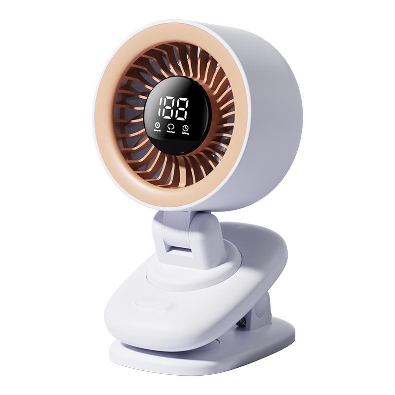

2025 Oscillating Clip Fan with Long Battery Life - Desktop & Wall-Mounted Circulation Electric Fan 119*141*212.5 mm
