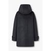 Studio Tomboy Handmade Wool Blend Hoodie Half Coat 9176411981