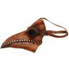 Halloween Plague Doctor Latex Mask Masquerade Mascara Long Nose Beak Bird Crow Cosplay Steampunk