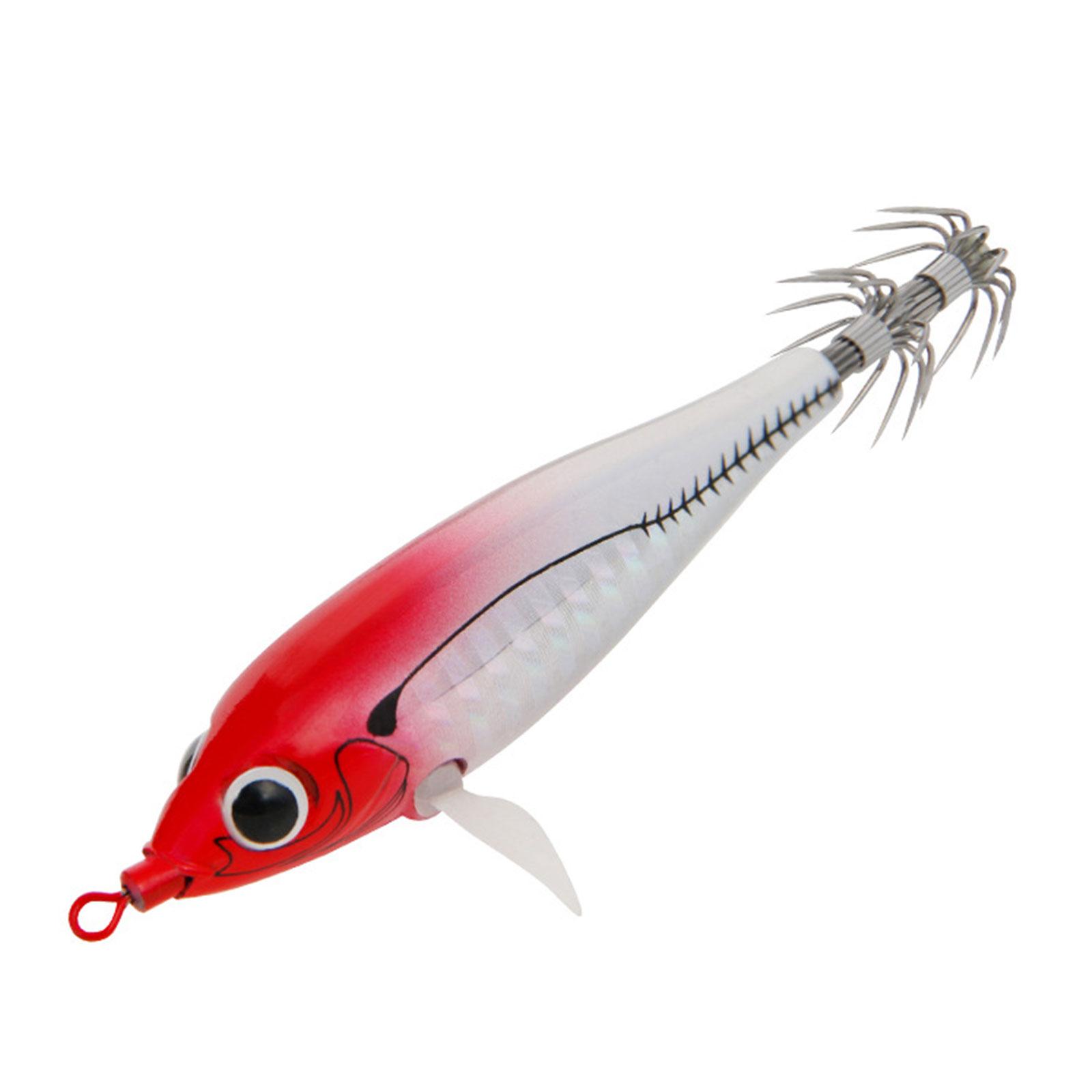 

73mm/90mm Night Fishing Lures Glow Baits Squid Jigs Lures Sea Fishing Tackle Floating Fishing Lurs Baits