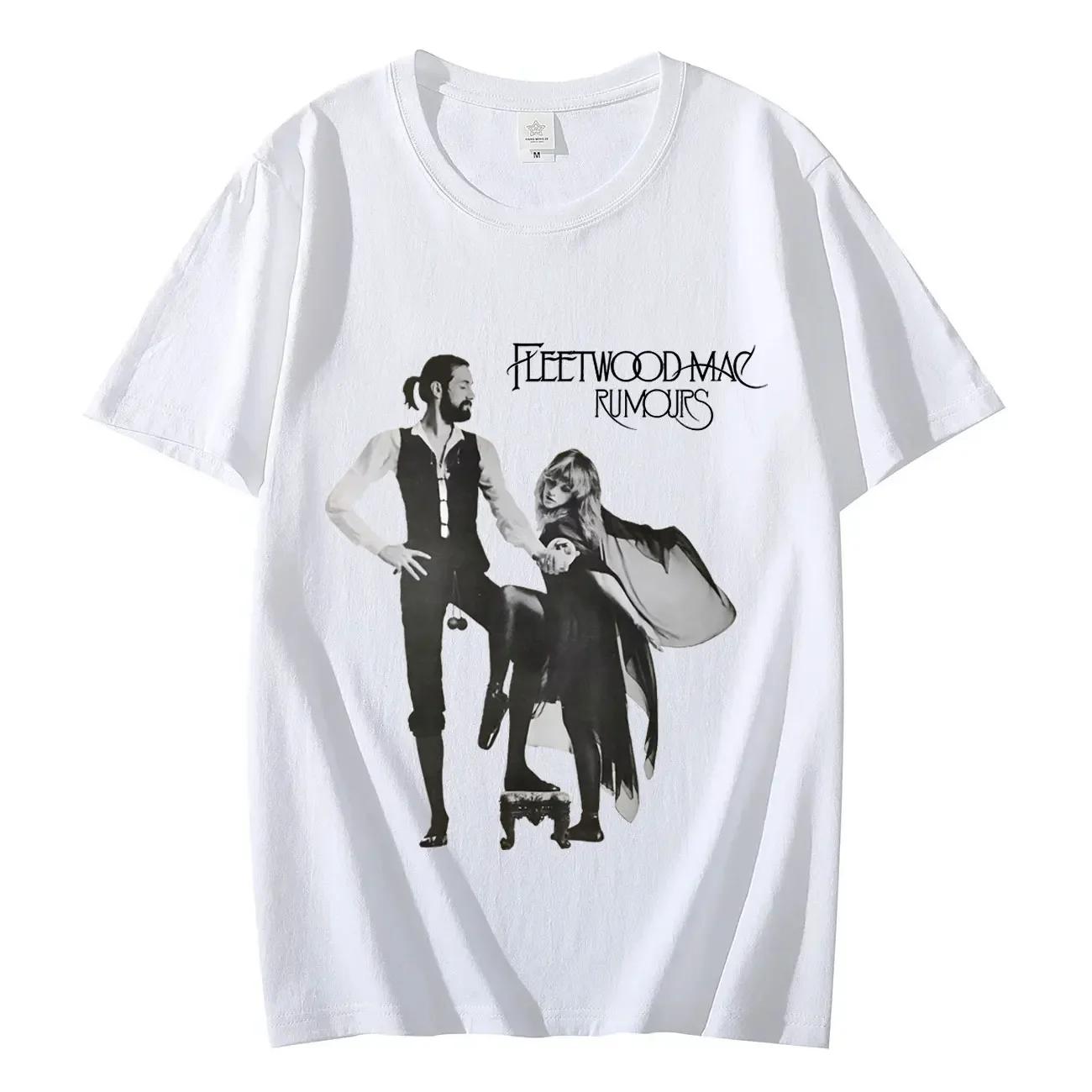 

Fleetwood Mac Rumours Graphic T Shirt Rock Hip Hop Vintage Short Sleeve T-shirt Women s Street Fashion Trend T-shirts 4XL