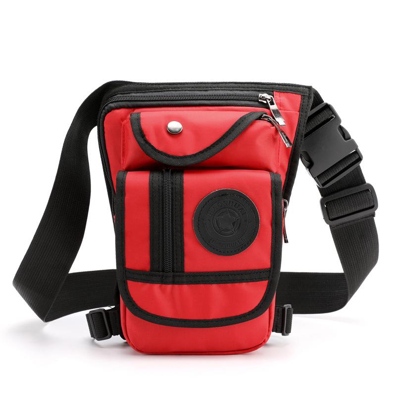 

Men s Canvas Sports Leg Bag: Outdoor Fanny Pack, Cycling Mobile Pouch, Chest or Crossbody Motorcycle Bag
