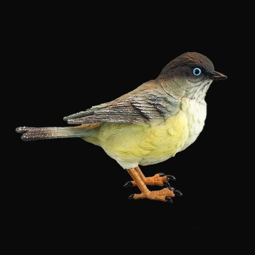 Cute Simulation Bird Figurines Creative Bird Statue Home Decoration Miniatures Model Tabletop