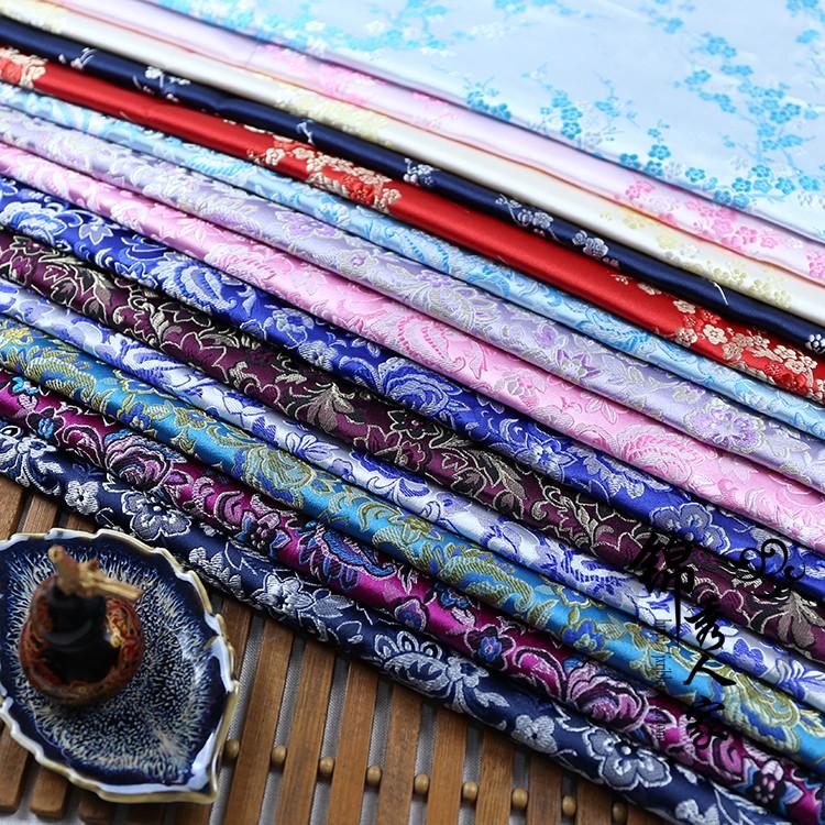 50cm*75cm Thick Chinese Brocade Fabric With Dragon Pattern Material For Sewing 100% Polyester DIY Gift Box