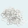 50Pcs Engine Oil Drain Plug Gasket Aluminum Washers Rings for Kia 21513-23001 Auto Accessories Replacement Washer Gasket