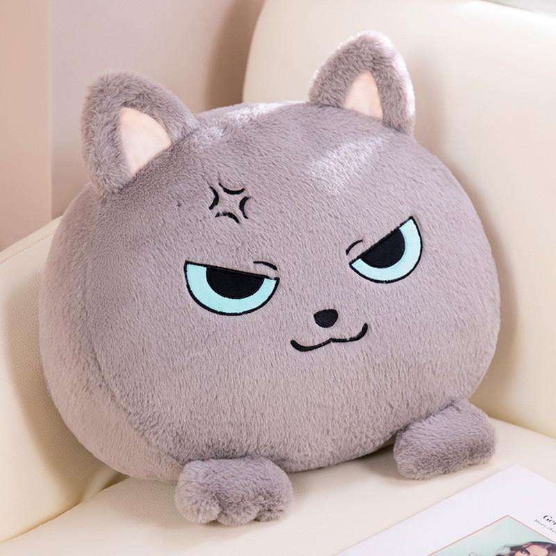 

Черная Очаровательная Кошка Плюшевая Игрушка Мультяшная Девочки Дети Сон Друг Подарок День Рождения светло-серый