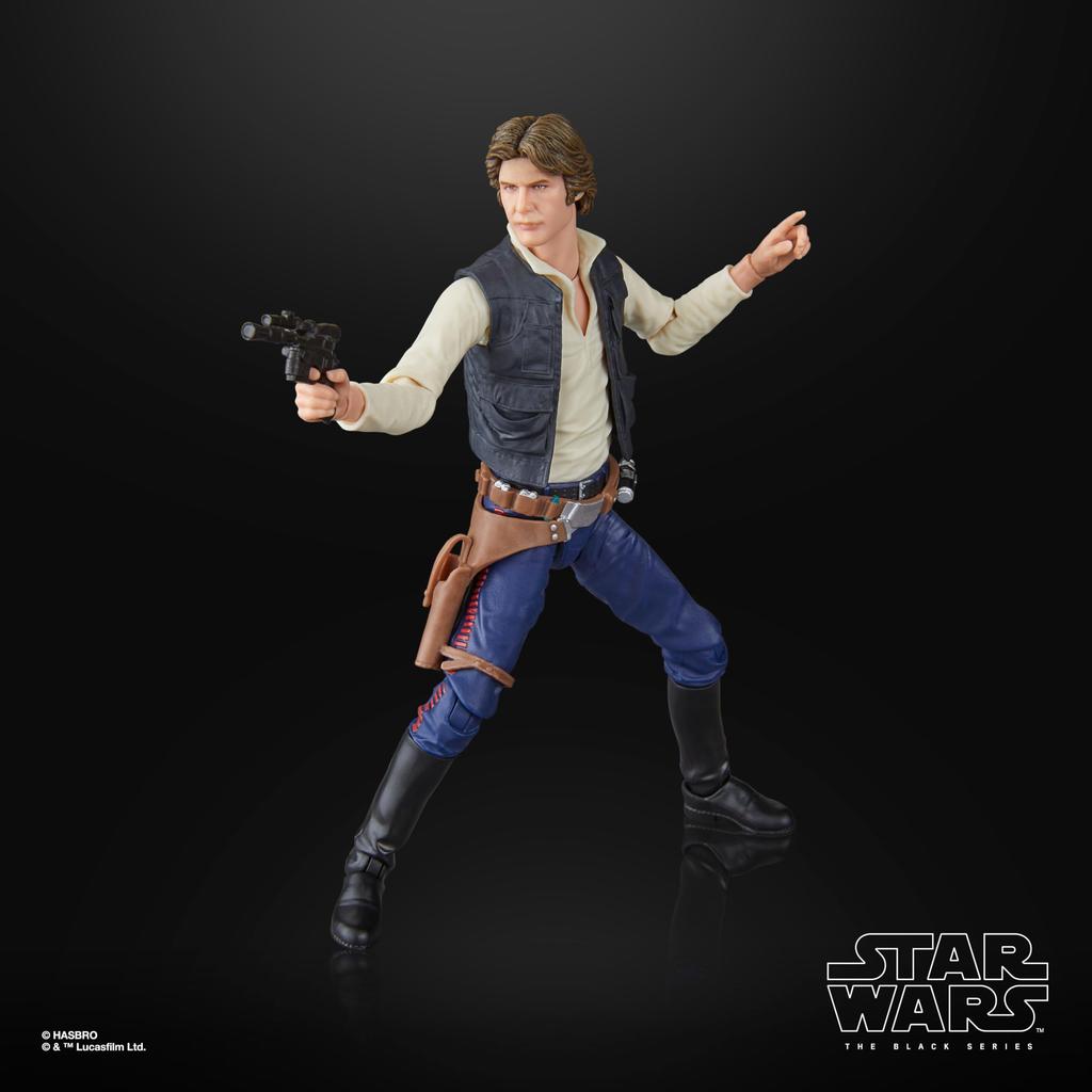 Hasbro Звездные войны Серия Черная Хан Соло, Звездные войны: Премиальная коллекционная фигурка «Новая надежда» 15 см G1561 Аутентичная