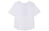 Nike T Shirts Women's White Crew Neck Moderate Straight Fit CU5523-100