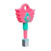 Hide And Seek Key Pendant Necklace Korean Folk Game Necklace Square Round Triangle Key Pendant Keychain for Fans