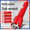 8-in-1 Universal Sink and Valve Wrench for Kitchen, Bathroom, and Heating Installation