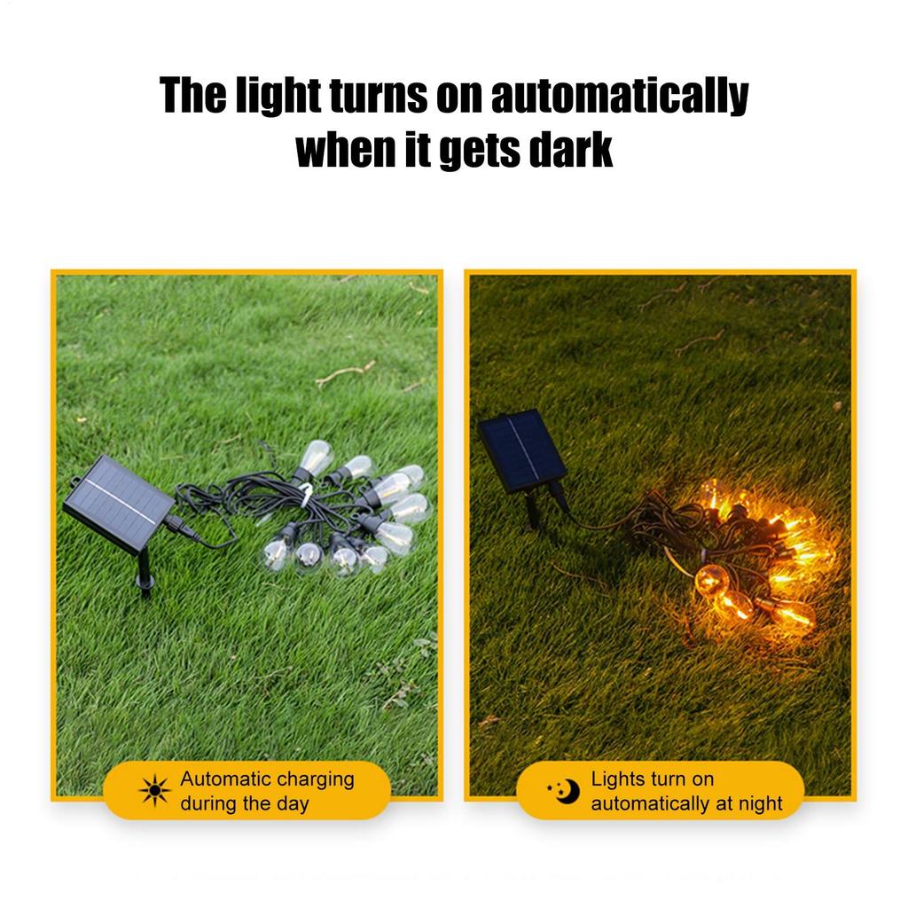 Solar LED String Lights Waterproof Solar Lights For Yard 8 Modes Romantic Outside Lighting Home Decoration For Party Garden