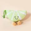 Fruit Plush Toy Keychain - Persimmon, Apple, Banana Backpack Accessory