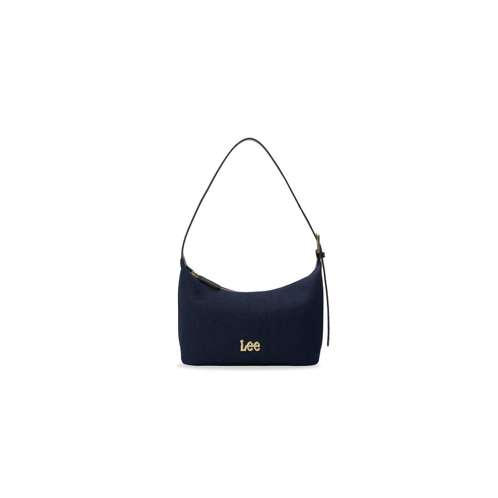 New Lee PU, Textile Mixture Shoulder Bag Women's Blue Black/Denim Blue LE250145M